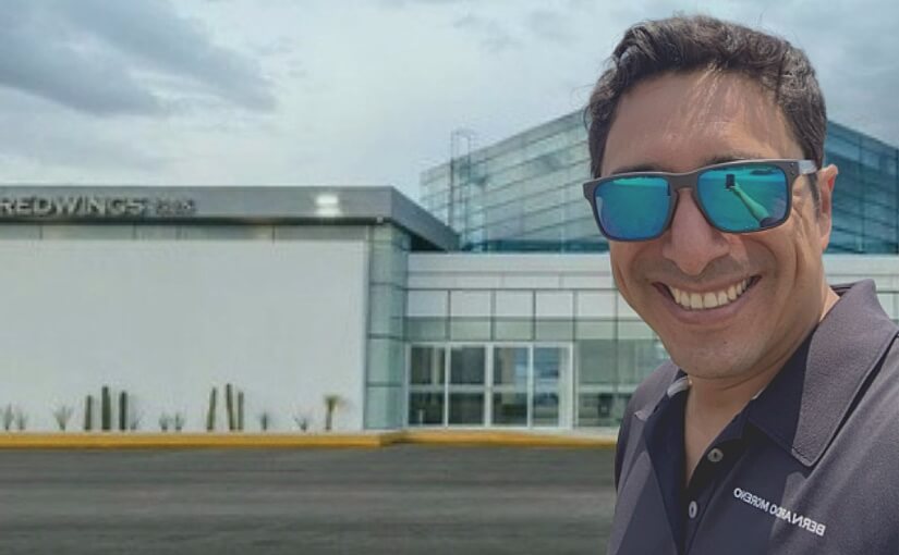 Bernardo Moreno fundó el primer centro privado de mantenimiento de aviones en México